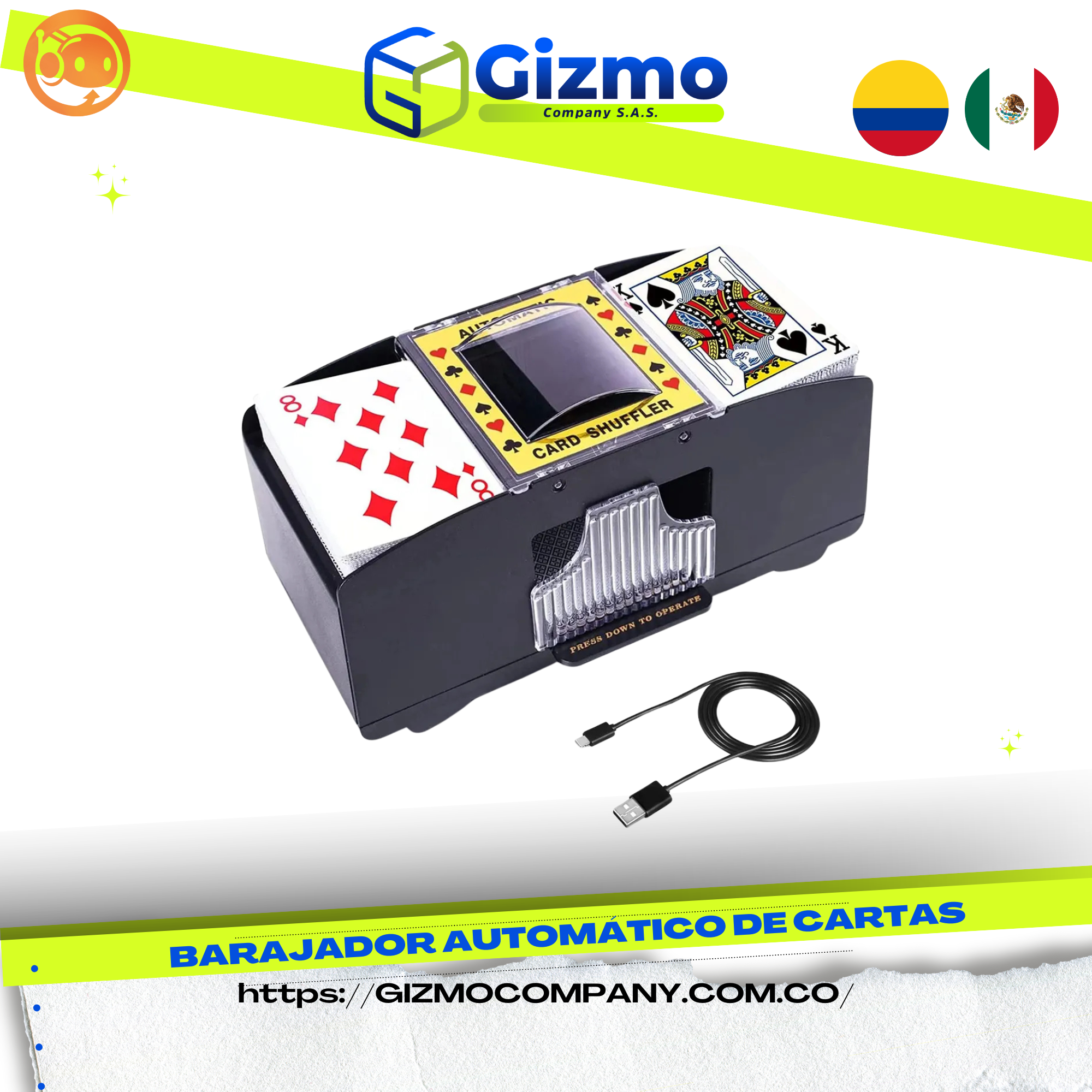 Barajador Automático De Cartas